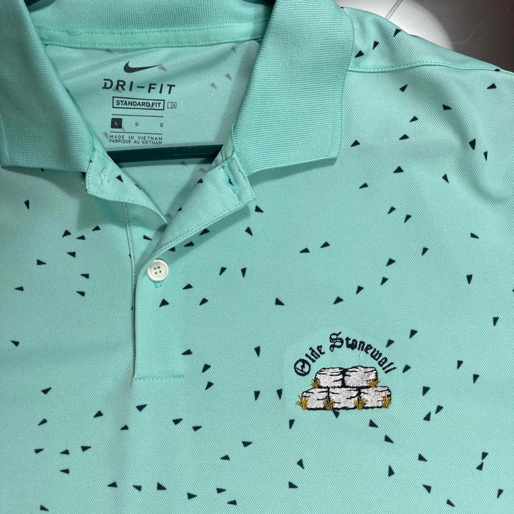 Nike dry fit golf polo size large
